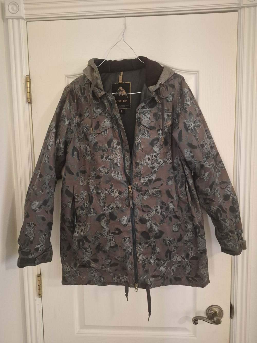 Burton Gray Camo Winter Jacket